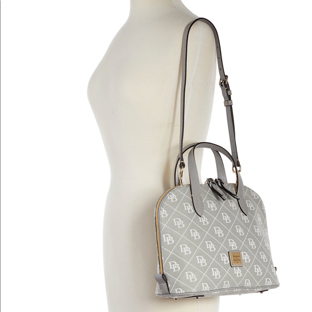 Dooney & Bourke Signature Satchel NWT - Picture 3 of 7